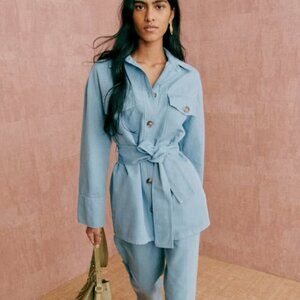 Sezane Marena Utility Jacket - Size 38 - NEW WO TAGS